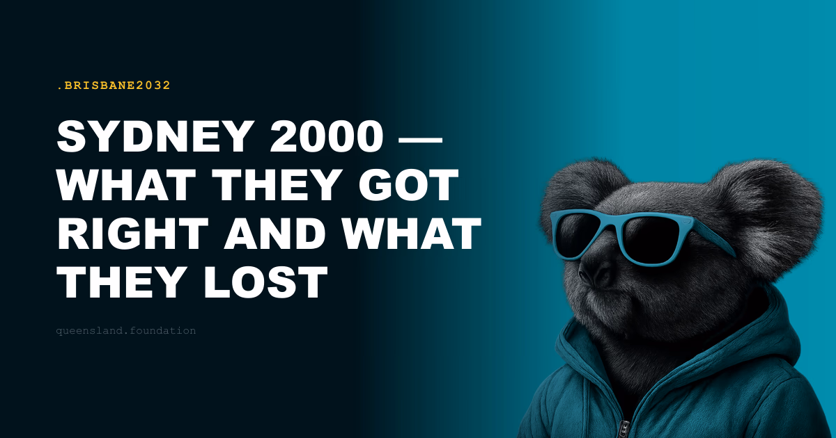 Sydney 2000 — What They Got Right and What They Lost