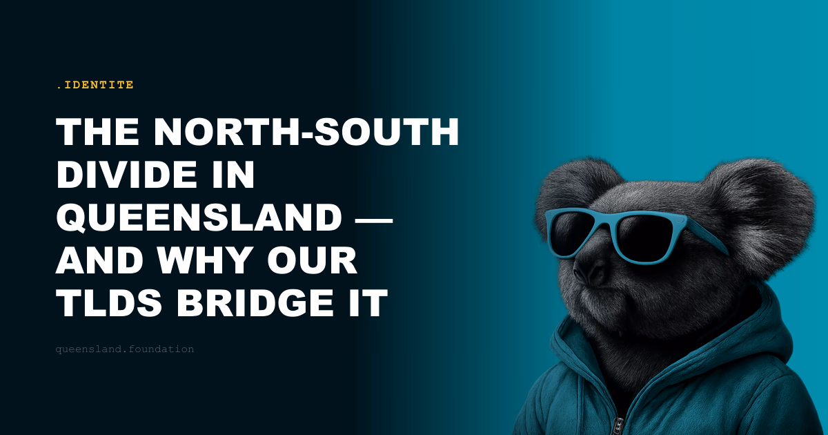 The north-south divide in Queensland — and why our TLDs bridge it