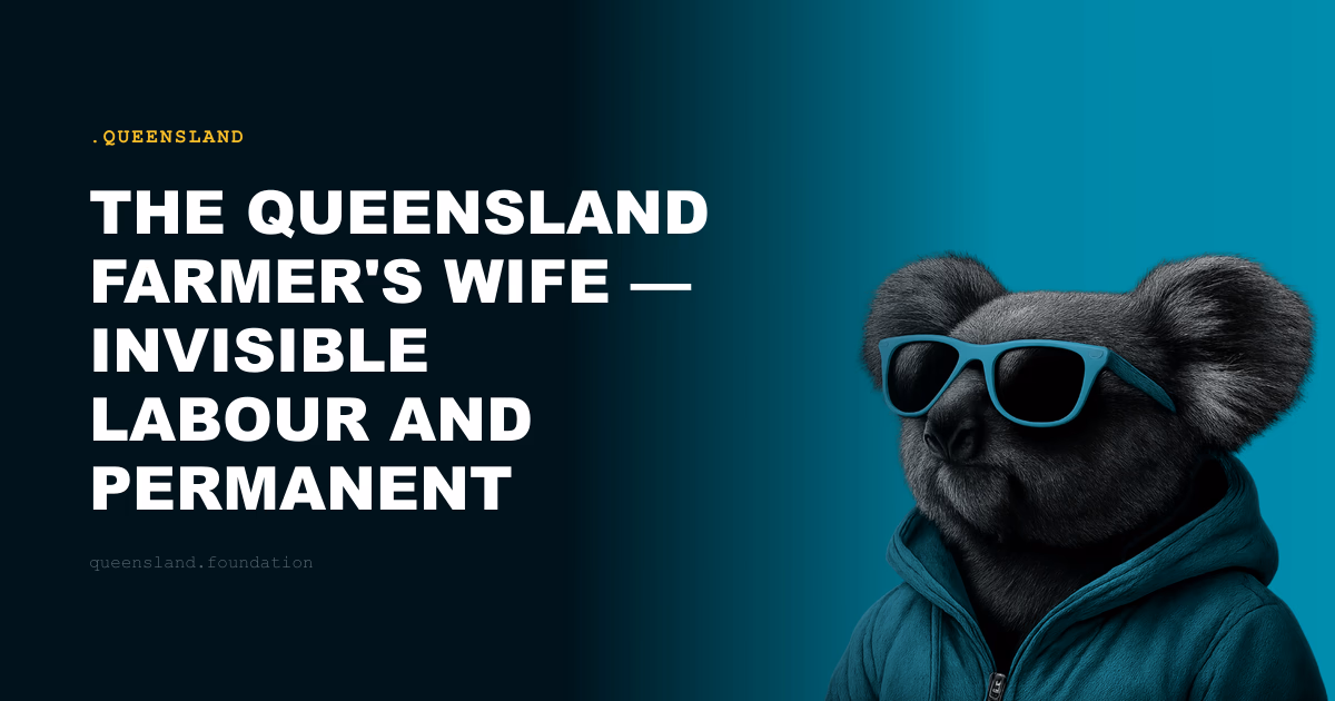 The Queensland Farmer's Wife — Invisible Labour and Permanent Identity