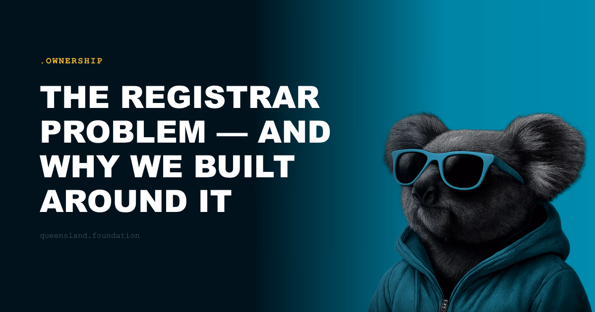 The registrar problem — and why we built around it