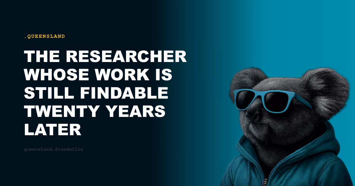 The Researcher Whose Work Is Still Findable Twenty Years Later