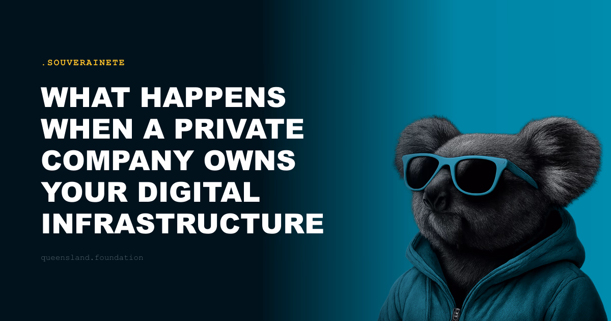 What happens when a private company owns your digital infrastructure
