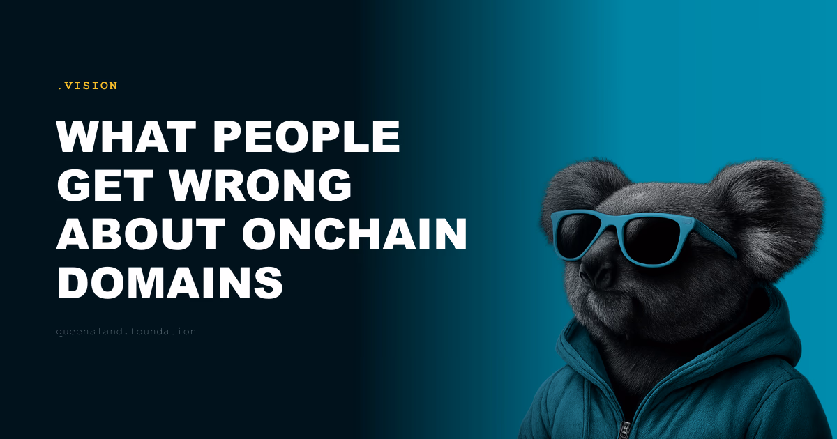 What people get wrong about onchain domains