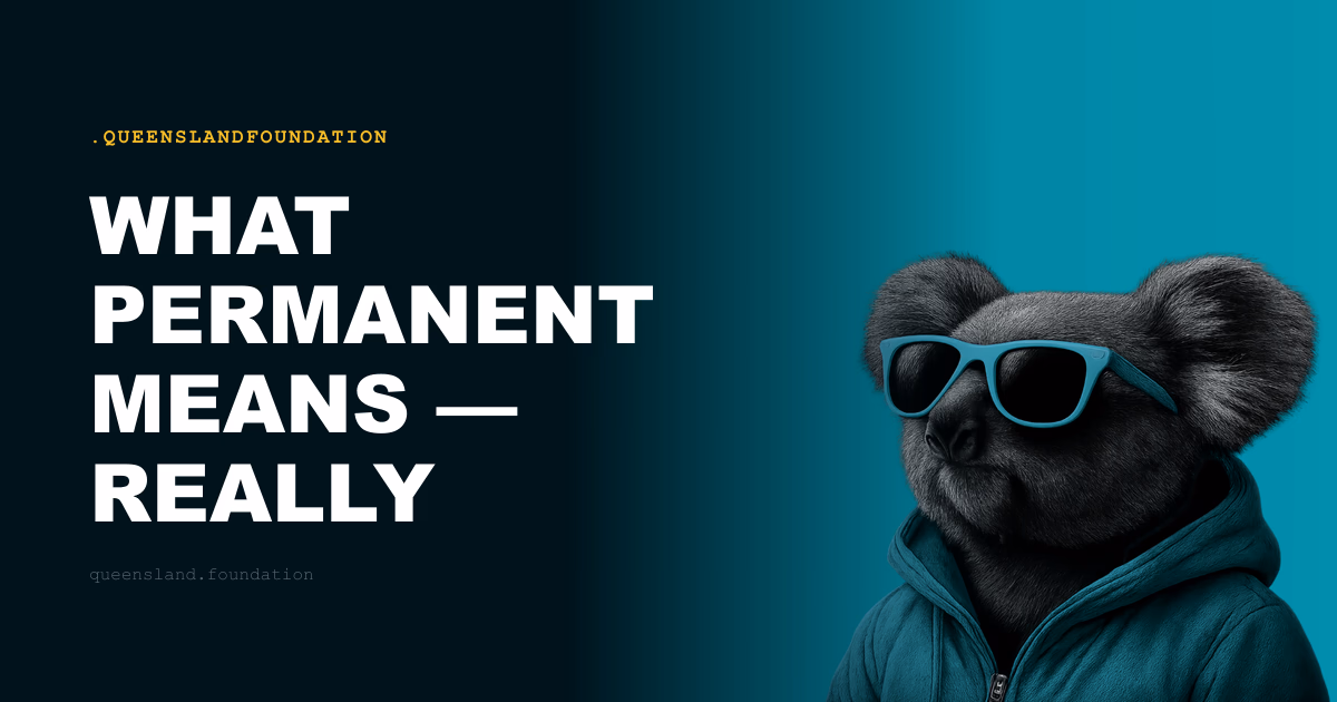 What Permanent Means — Really