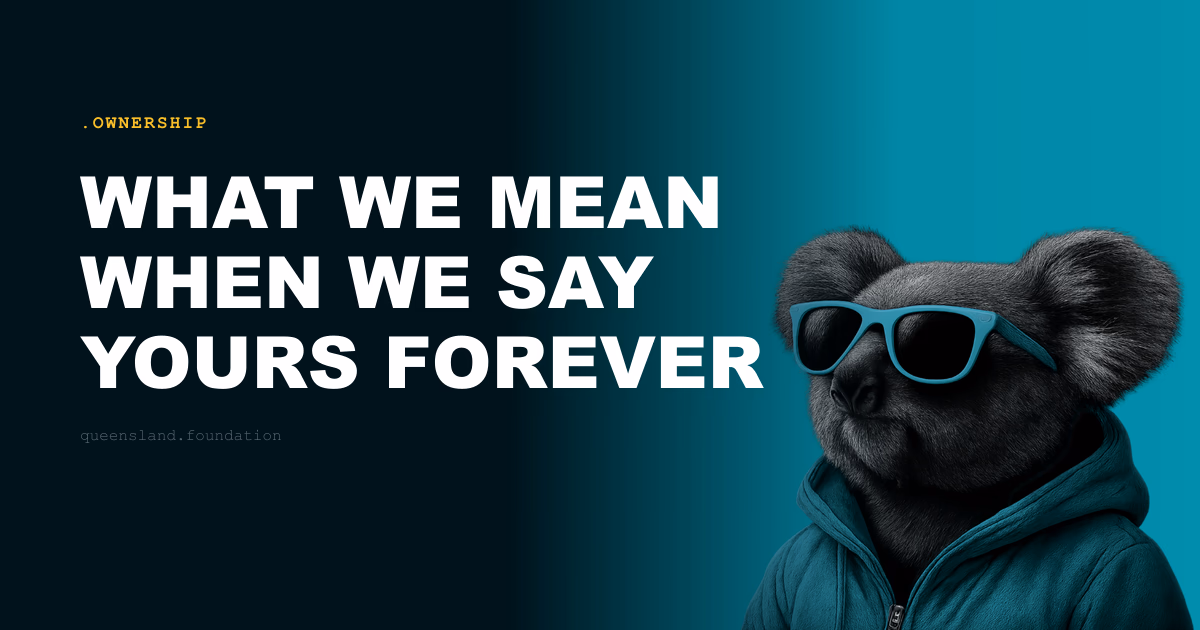 What we mean when we say yours forever