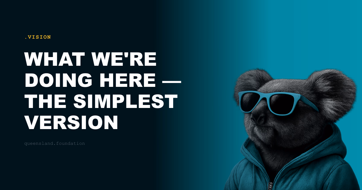 What we're doing here — the simplest version
