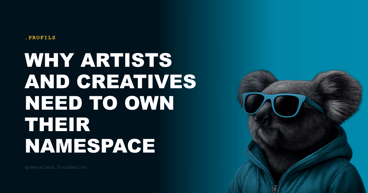 Why artists and creatives need to own their namespace
