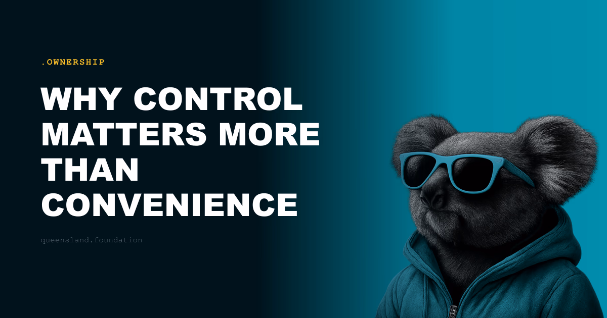 Why control matters more than convenience