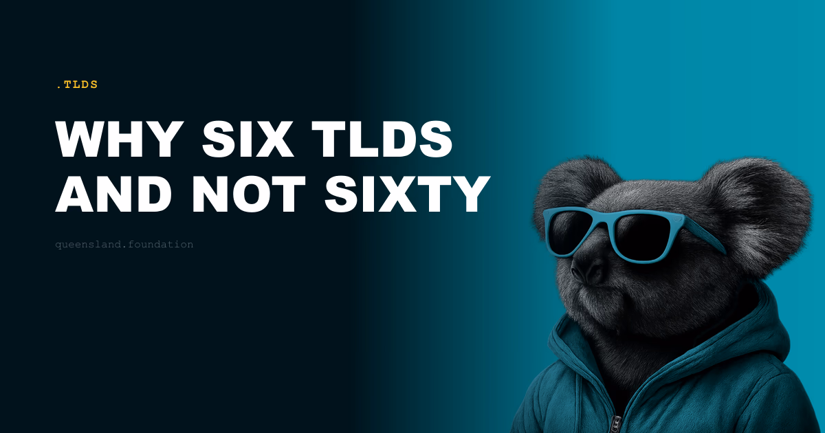 Why six TLDs and not sixty