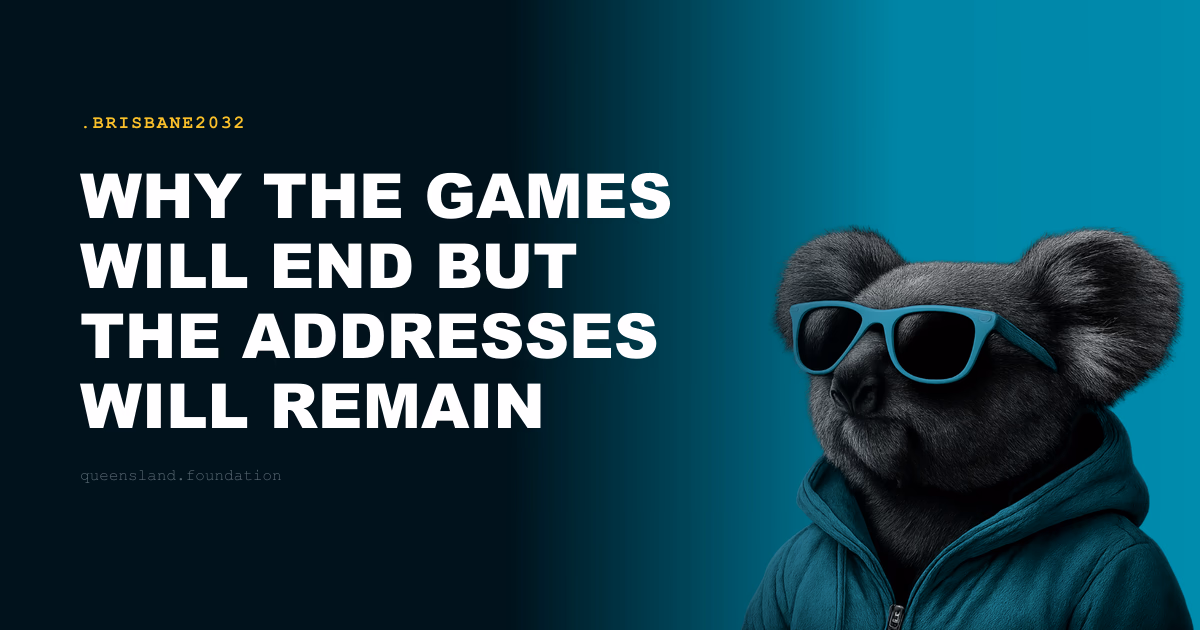Why the Games will end but the addresses will remain