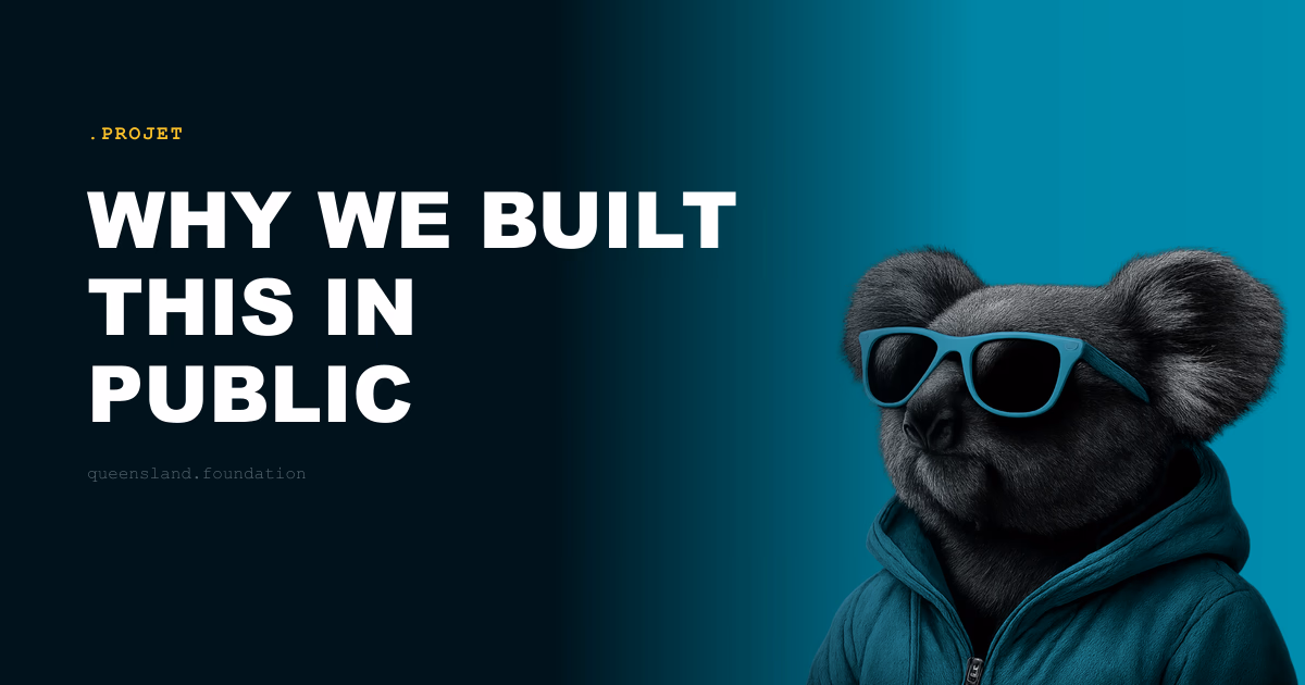 Why we built this in public