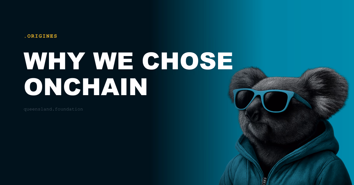 Why we chose onchain