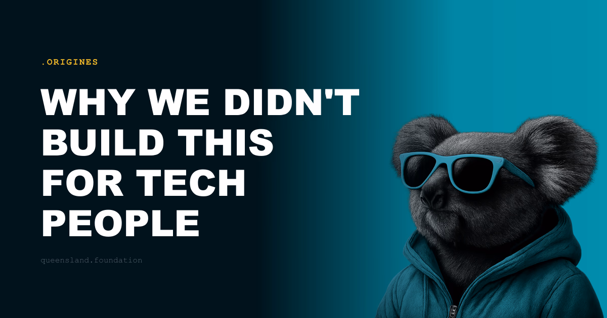 Why we didn't build this for tech people
