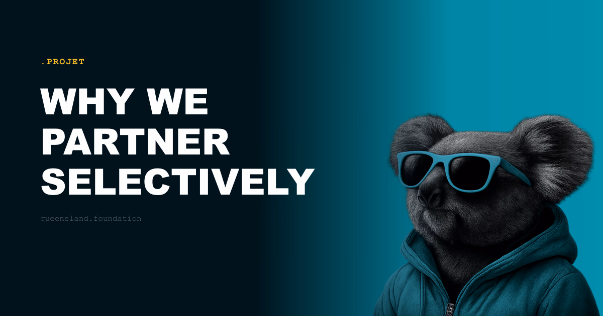 Why we partner selectively