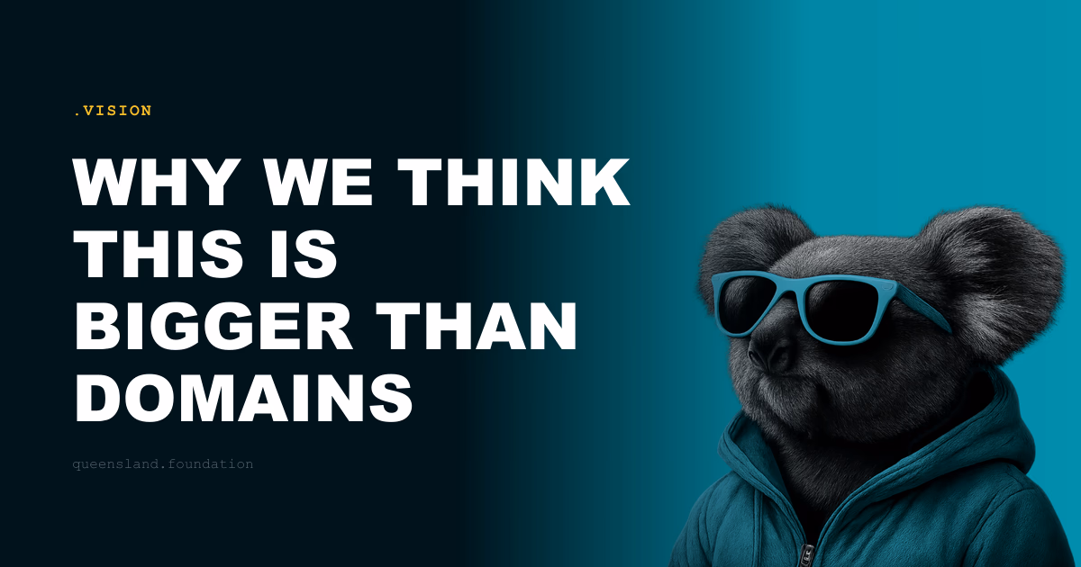 Why we think this is bigger than domains