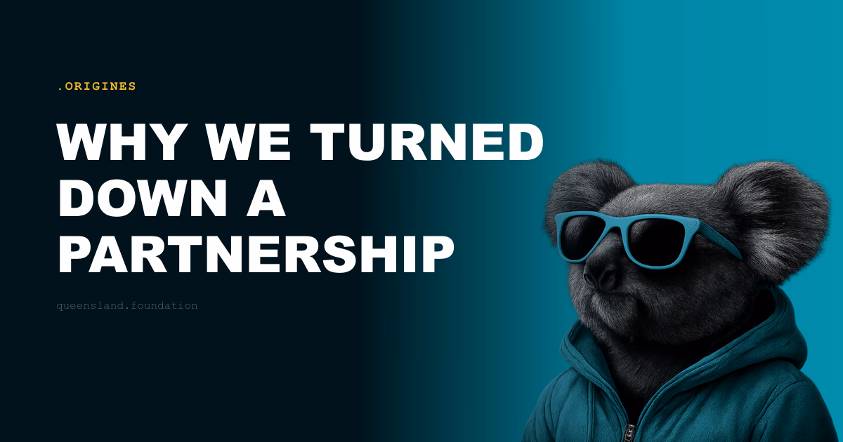 Why we turned down a partnership