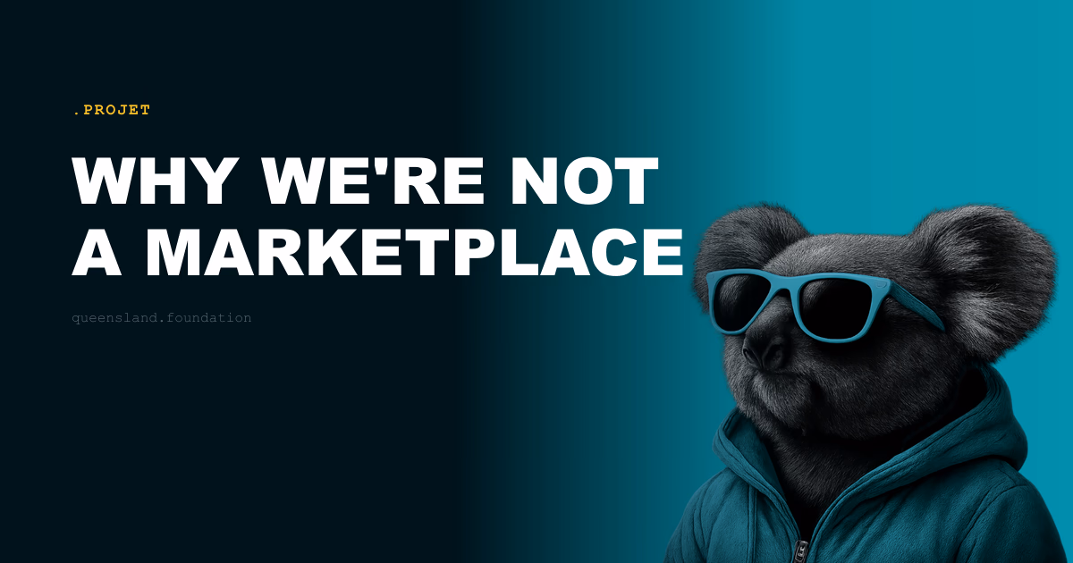 Why we're not a marketplace
