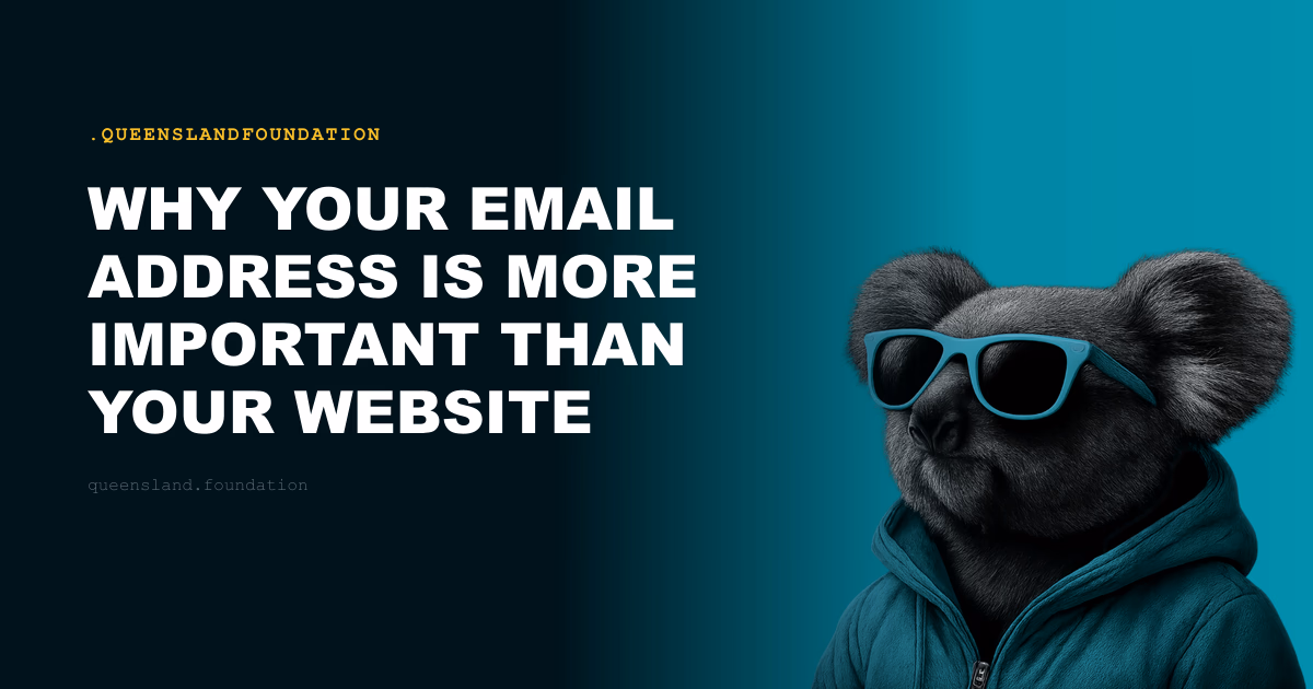 Why Your Email Address Is More Important Than Your Website